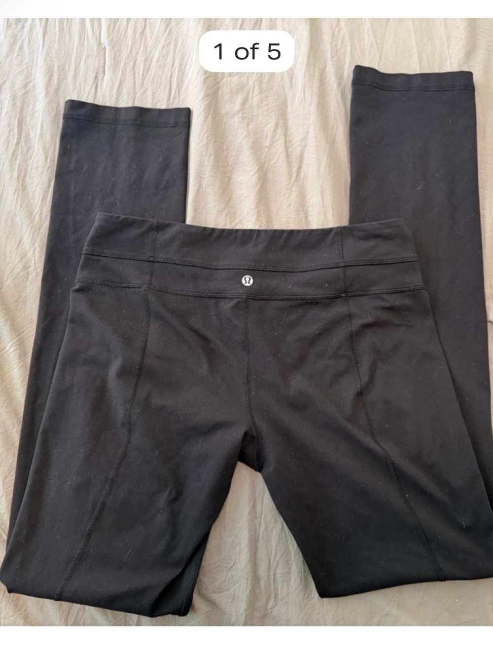 lululemon athletica Black High-Rise Leggings SZ 10